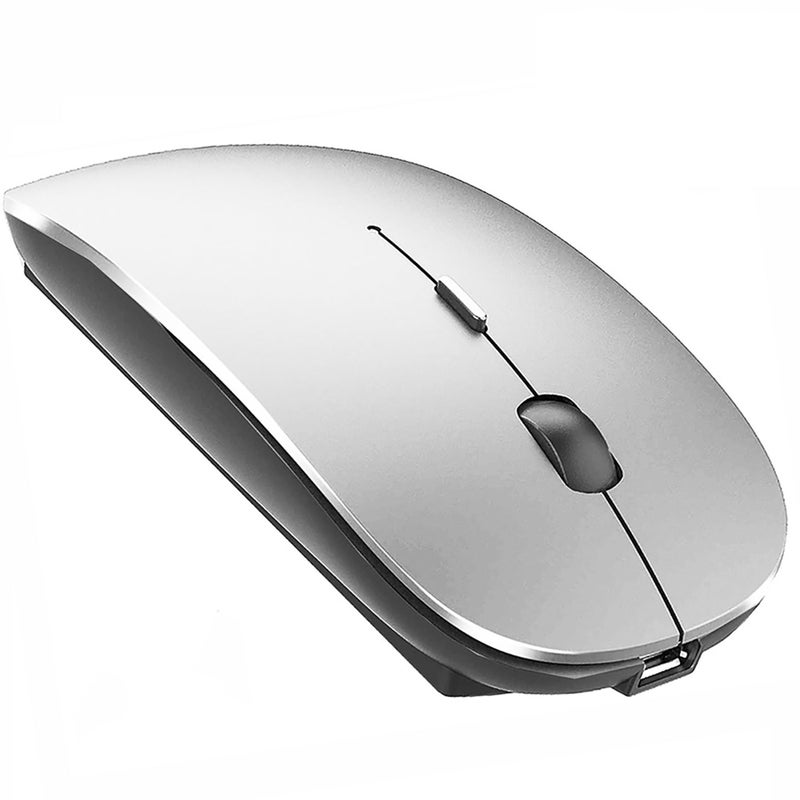PeiBO Bluetooth 5.2 Wireless Dual-Mode Mouse, Gray Black, 2022 Model - Image 1